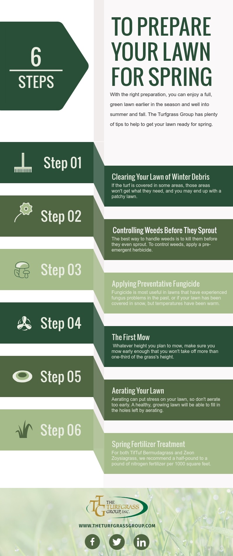 How to Prepare Your Lawn for Spring [infographic]