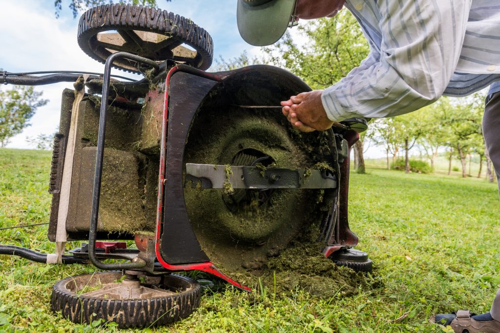 Push discount mower blades