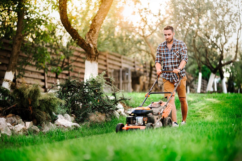 The Most Efficient Way to Mow Your Lawn